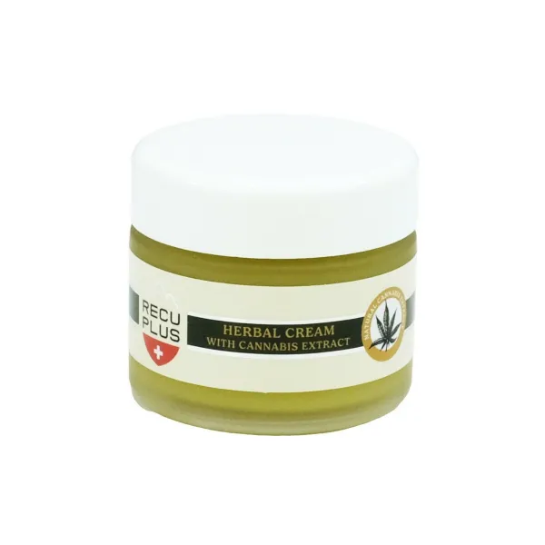 RECUPLUS bylinný balzam s extraktom z konope 50 ml