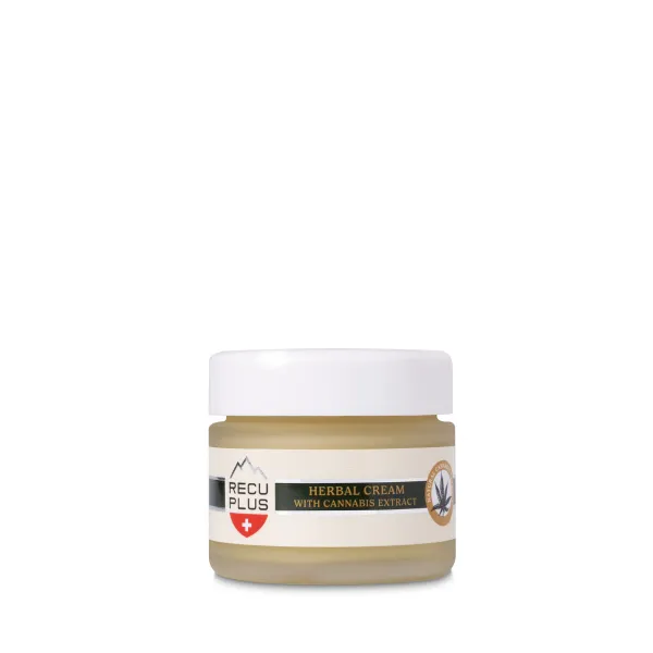 RECUPLUS bylinný balzam s extraktom z konope 50 ml