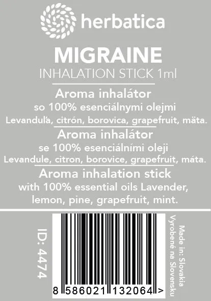 Zvýhodnený set: 2x Nosný inhalátor Migréna - 1ml - Herbatica