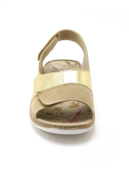 PÉDICONFORT® - Kožené sandále na suchý zips