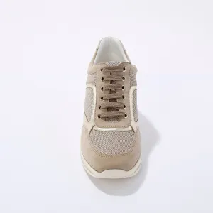 Kožené tenisky na klinovej podrážke, koža LWG