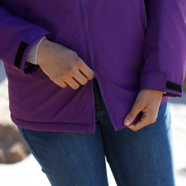 Nepremokavá parka na zips, s odopínacou kapucňou
