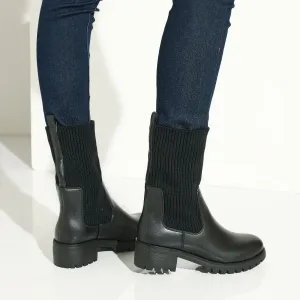 Nízke čižmy s úpletovým lemom