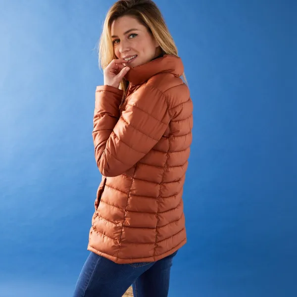 Nepremokavá prešívaná bunda na zips