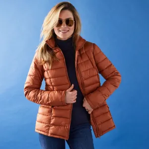Nepremokavá prešívaná bunda na zips