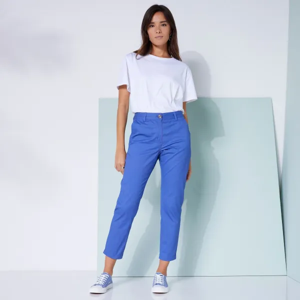 Rovné 7/8 chino nohavice