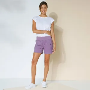 Rovné šortky s pružným pásom