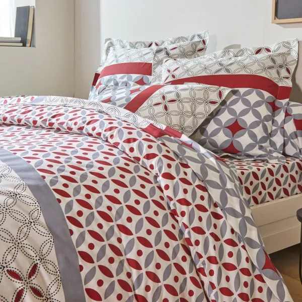 Bavlnená posteľná bielizeň  Marlow Colombine® s geometrickým vzorom