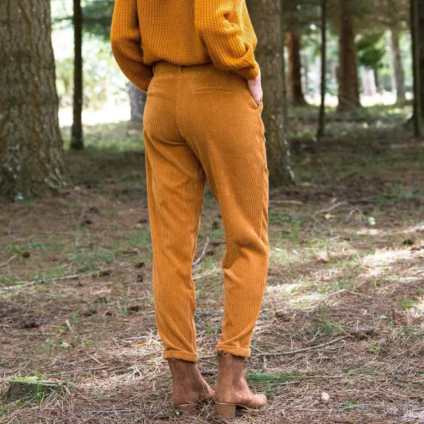 7/8 menčestrové chino nohavice