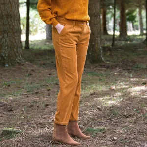 7/8 menčestrové chino nohavice