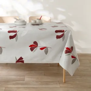 Voskovaný obrus s potlačou kvetín