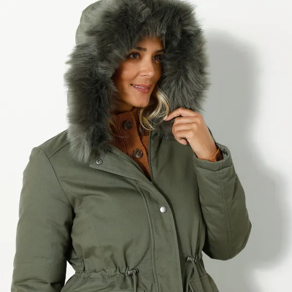 Obojstranná parka/bunda 2 v 1 s kapucňou