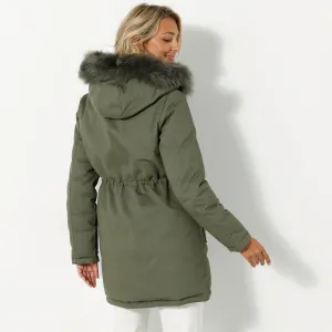 Obojstranná parka/bunda 2 v 1 s kapucňou