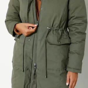 Obojstranná parka/bunda 2 v 1 s kapucňou