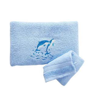 Froté kúpeľňový textil s výšivkou delfína zn. Colombine®