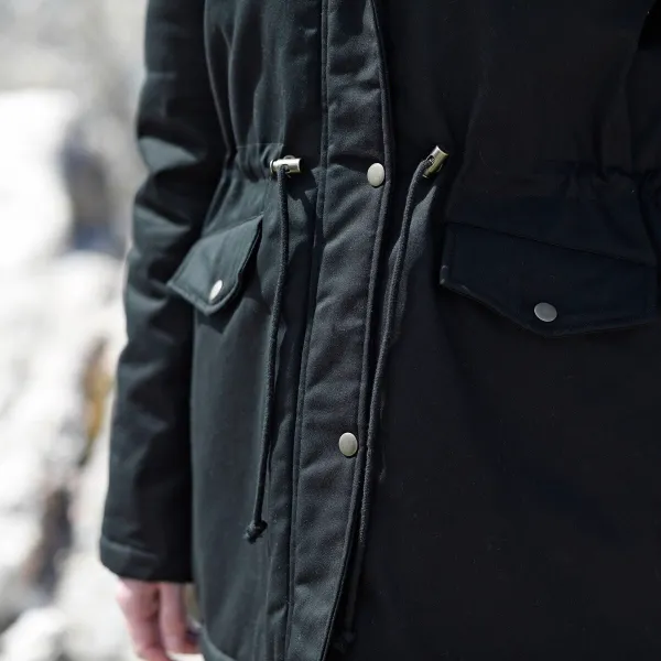 Nepremokavá parka s fleecovou podšívkou