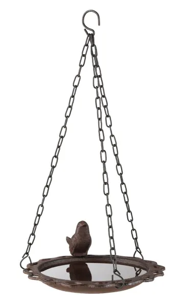 Závesné liatinové pítko pre vtáky