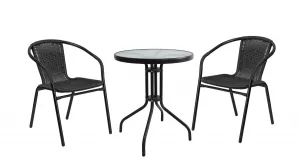 Záhradný balkónový bistro set NINA 3dielny