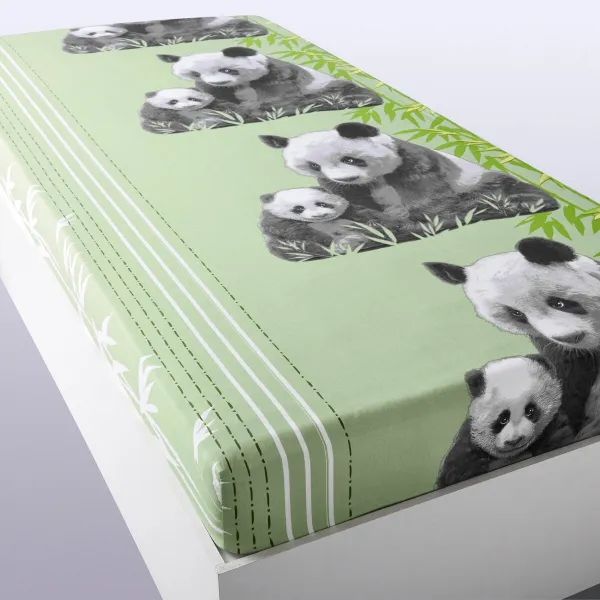 Posteľná bielizeň Panda s potlačou, polycoton