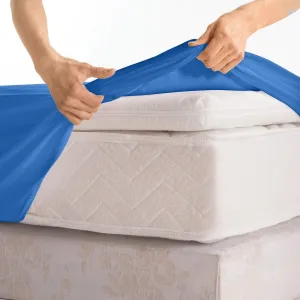 Jednofarebná napínacia plachta zn. Colombine® z džerseja s hĺbkou rohov 40 cm