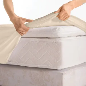 Jednofarebná napínacia plachta zn. Colombine® z džerseja s hĺbkou rohov 40 cm