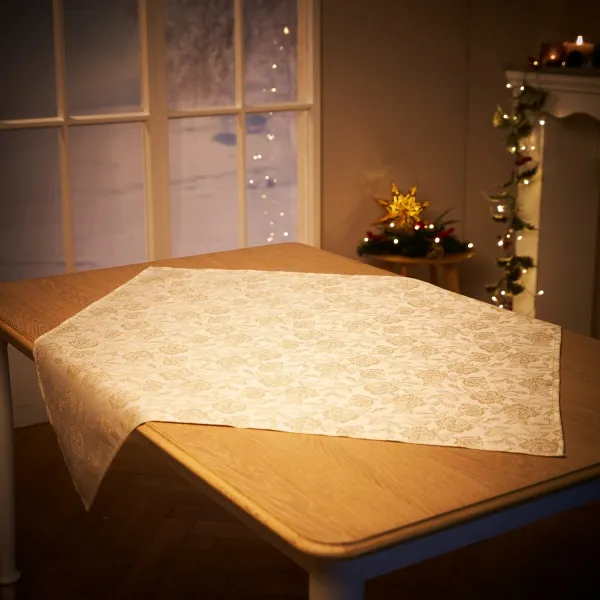 Žakárový obrus Ruže Casa Bonita