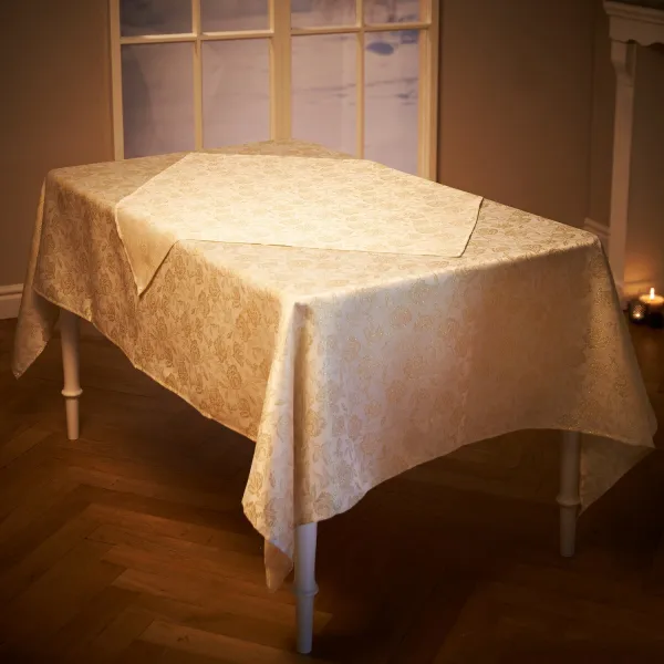 Žakárový obrus Ruže Casa Bonita