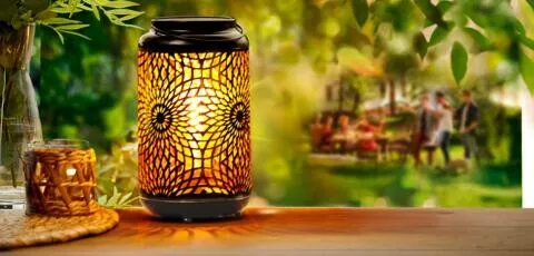 Solárna lampa GOLD DESIGN