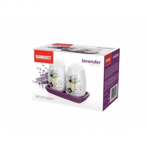 Súprava soľnička a korenička LAVENDER