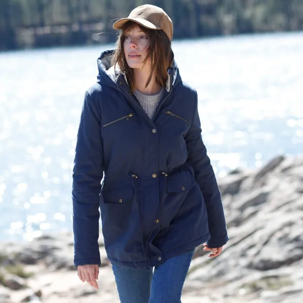 Nepremokavá parka s fleecovou podšívkou