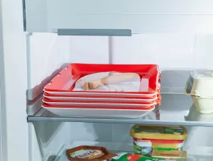 Tácka na potraviny s elastickým vekom