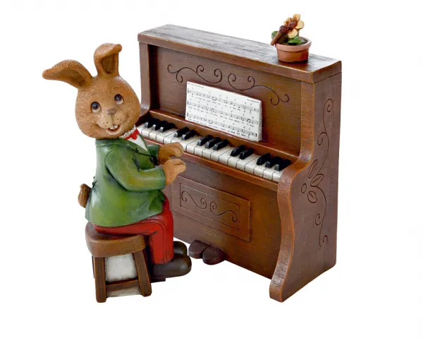 Hracia skrinka Piano a zajačik, 2 diely