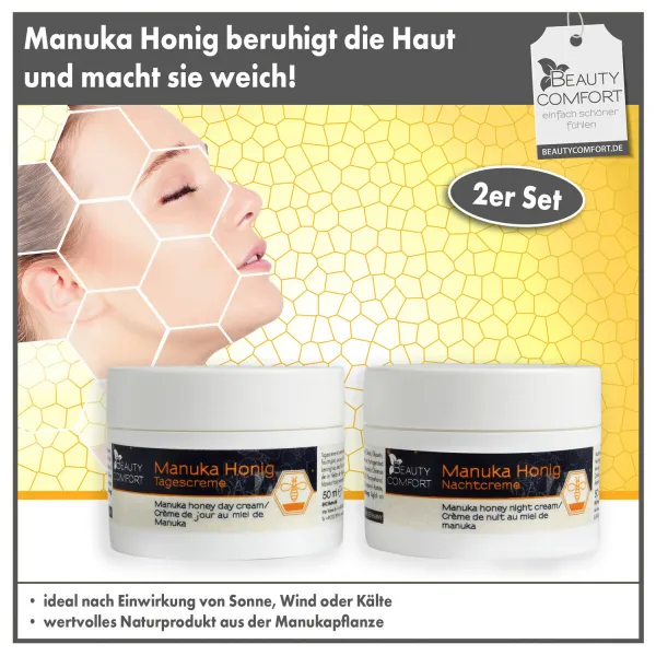 Denný a nočný krém Manuka Honey