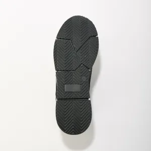 Sneakers so šnúrkami a zipsom, koža
