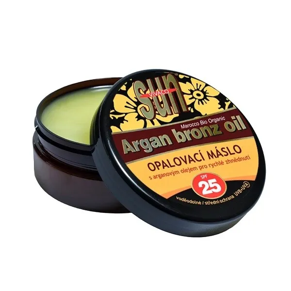 Opaľovacie maslo s BIO arganovým olejom SPF 25