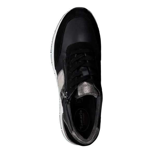 TAMARIS Kožené sneakers Tamaris, vysoko pohodlné