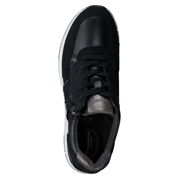 TAMARIS Kožené sneakers Tamaris, vysoko pohodlné