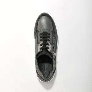 Kožené sneakers na klinovej podrážke