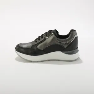 Kožené sneakers na klinovej podrážke