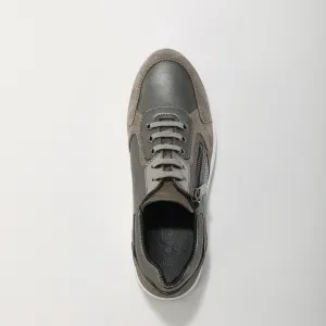 Kožené sneakers na klinovej podrážke
