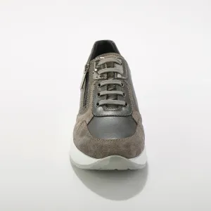 Kožené sneakers na klinovej podrážke