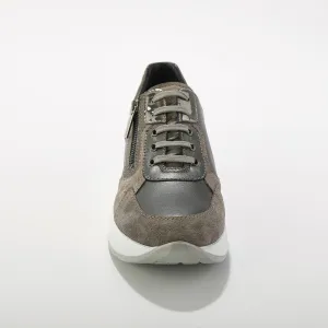 Kožené sneakers na klinovej podrážke