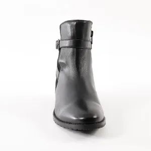 Kožené vysoké topánky s postranným zipsom