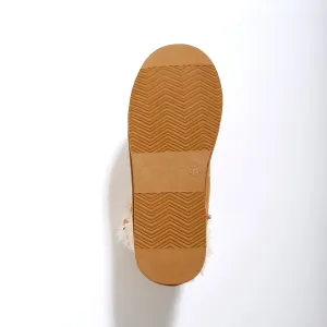 Váľanky s kožušinovým lemom a podšívkou
