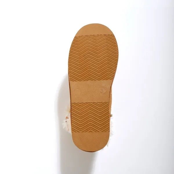 Váľanky s kožušinovým lemom a podšívkou