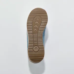 Tenisky na zips z 2 materiálov