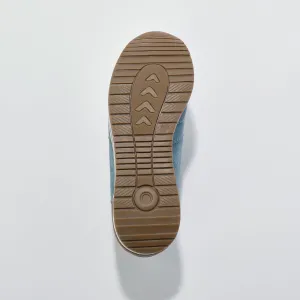 Tenisky na zips z 2 materiálov