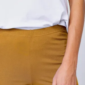 Bootcut legíny s pružným pásom