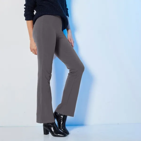 Bootcut legíny s pružným pásom