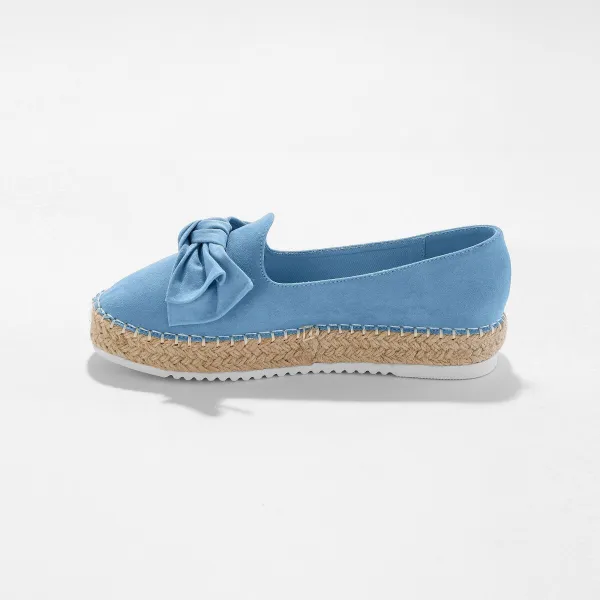 Mokasíny espadrilky s mašľou